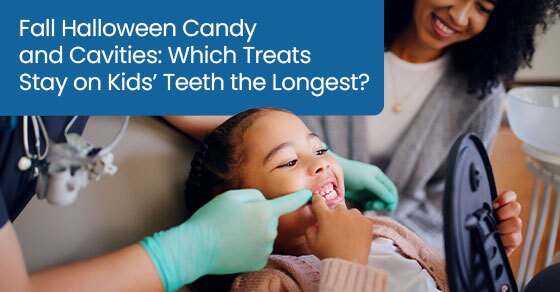 Fall Halloween Candy and Cavities: Which Treats Stay on Kids’ Teeth the Longest?